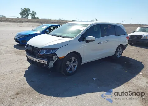 2018 Honda Odyssey Ex-L из США, поврежденный, VIN 5FNRL6H77JB032482